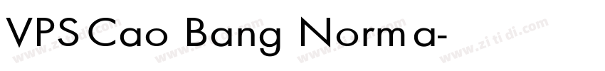 VPS Cao Bang Norma字体转换
